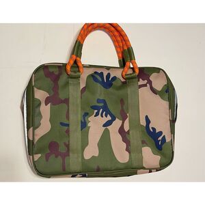 Roverlund Out-Of-Office Carry All Bag Perfect For A Pet Vacation camo w/ orange